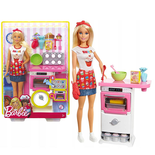 Bup Bê Barbie Đầu Bếp Làm Bánh