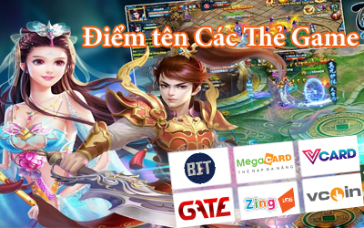 Điểm tên những thẻ game của nhà phát hành Game Việt Nam