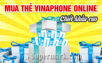 Đến Vnsupermark.com nên mua thẻ Vinaphone online