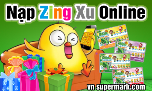 Mua Zing card, Zing Xu online giá rẻ - Vnsupermark.com