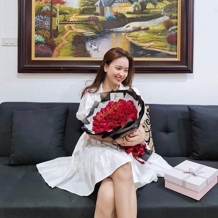 Hoa hồng nhung 28 bông