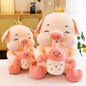 Heo Bông Ôm Trà Sữa