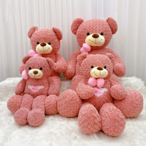 Gấu bông teddy angel hồng (1m1)