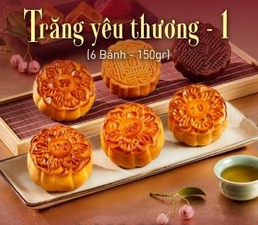 Combo Trăng yêu thương 1 ( 6 bánh )