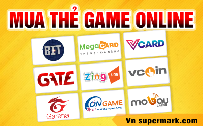 Bạn đã biết cách mua thẻ Game online trên vnsupermark.com chưa?