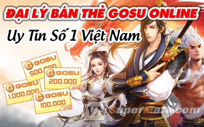 Đại Lý Bán Thẻ Gosu Online Uy Tín Số 1 Việt Nam