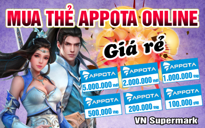 Mua thẻ Appota online tiết kiệm cùng Vnsupermark.com