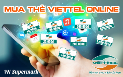Mua thẻ Viettel online - Nhảy Au cực đã cùng Vnsupermark.com