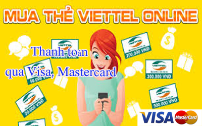 Mua Thẻ Viettel Qua Visa hay Mastercard Giản Đơn